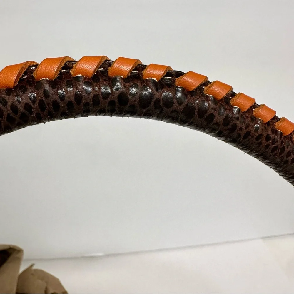 Vintage Boho BCBG Girl Leather Handbag, Shoulder Bag, Purse - Picture 9 of 9